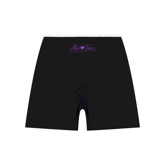 Women’s High Rise Color Block Yoga Shorts