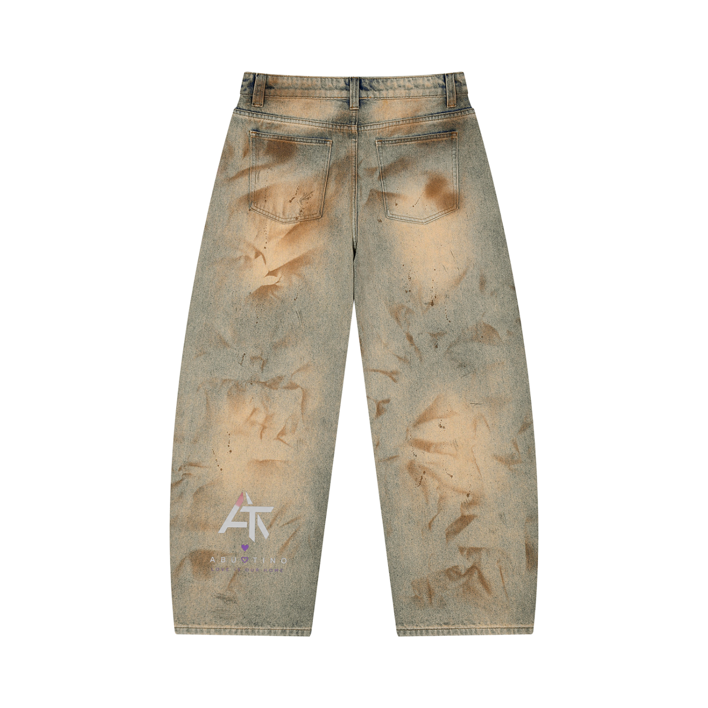 Men’s Vintage Wash Barrel Leg Jeans