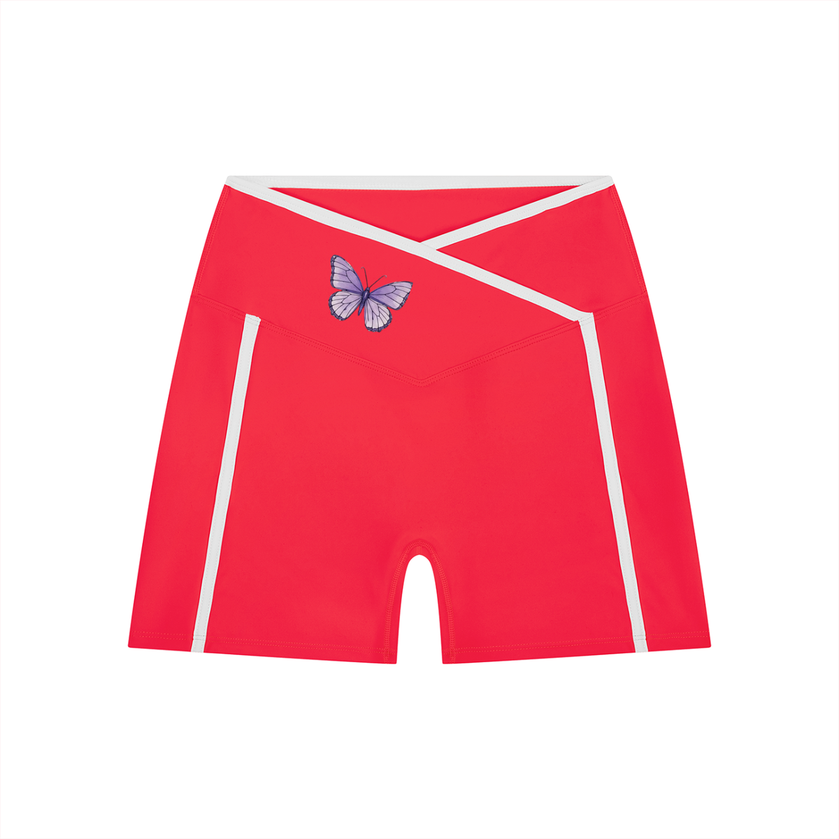 Women’s High Rise Color Block Yoga Shorts