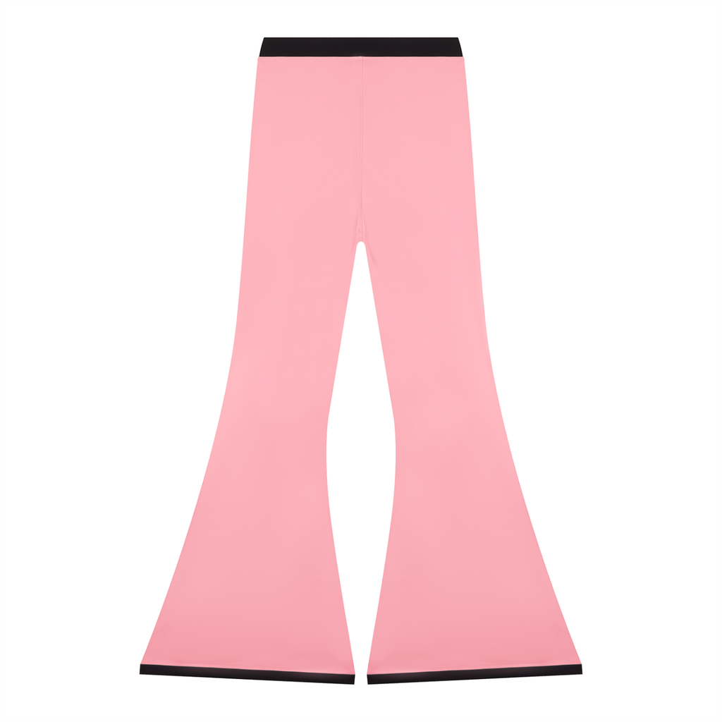 Women's Color Block Flared Yoga Leggings