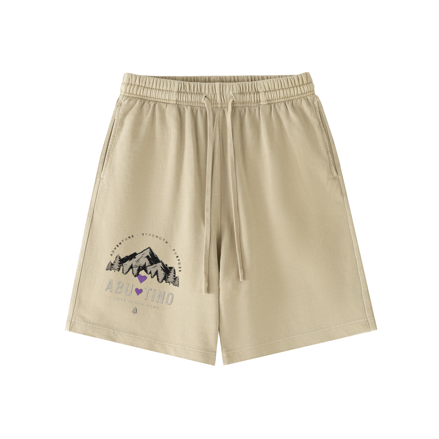 Vintage Wash Cotton Shorts