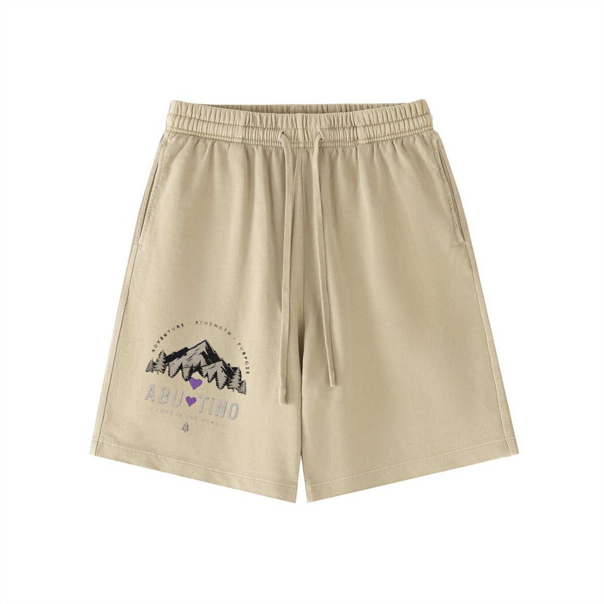 Vintage Wash Cotton Shorts