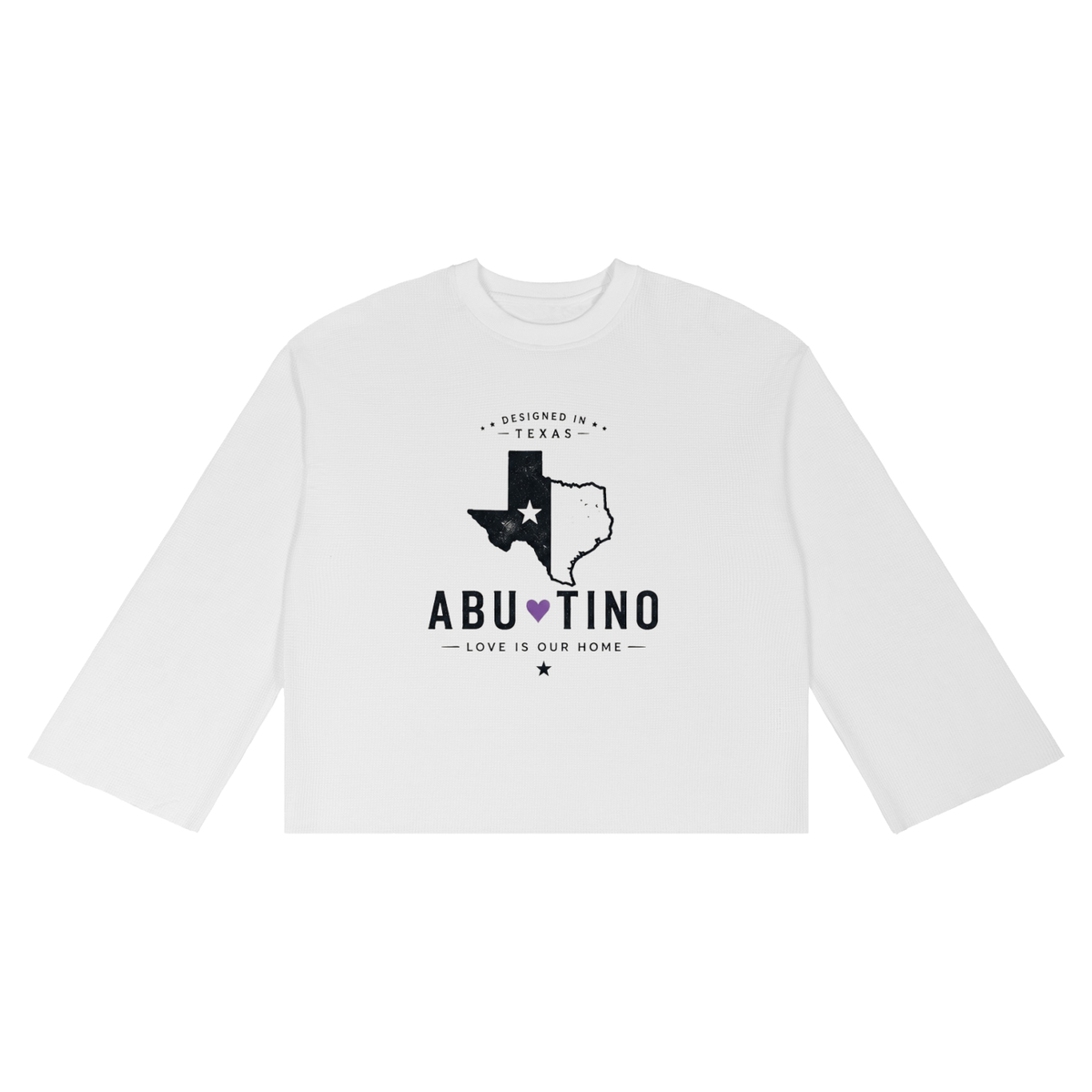 Waffle Raw Edge T-Shirt