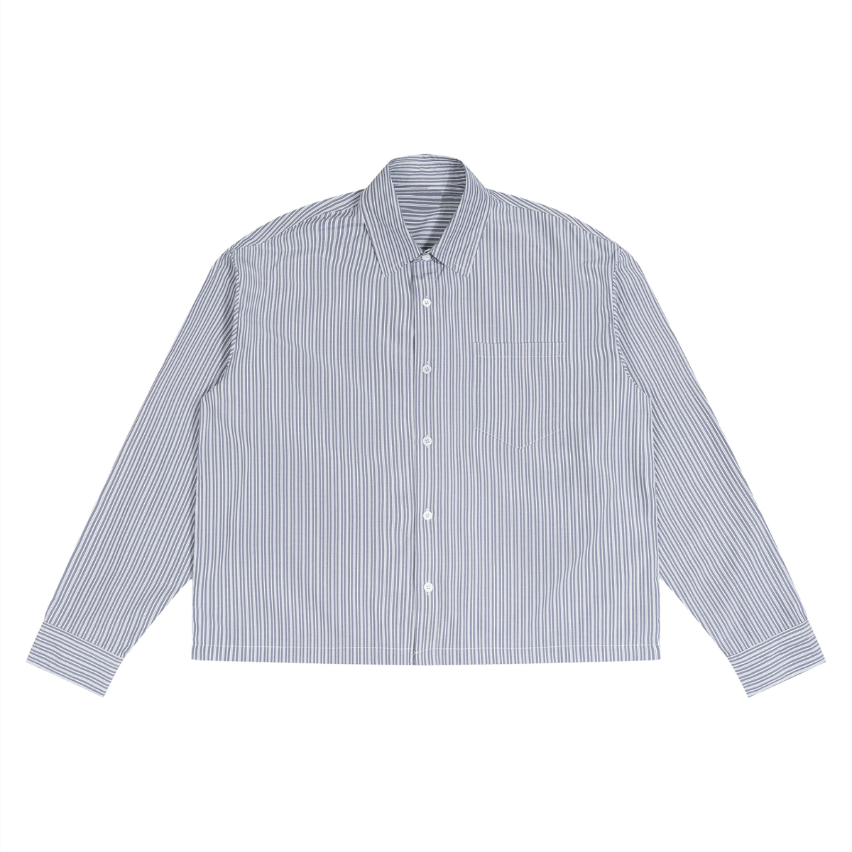 Unisex Boxy Striped Shirt