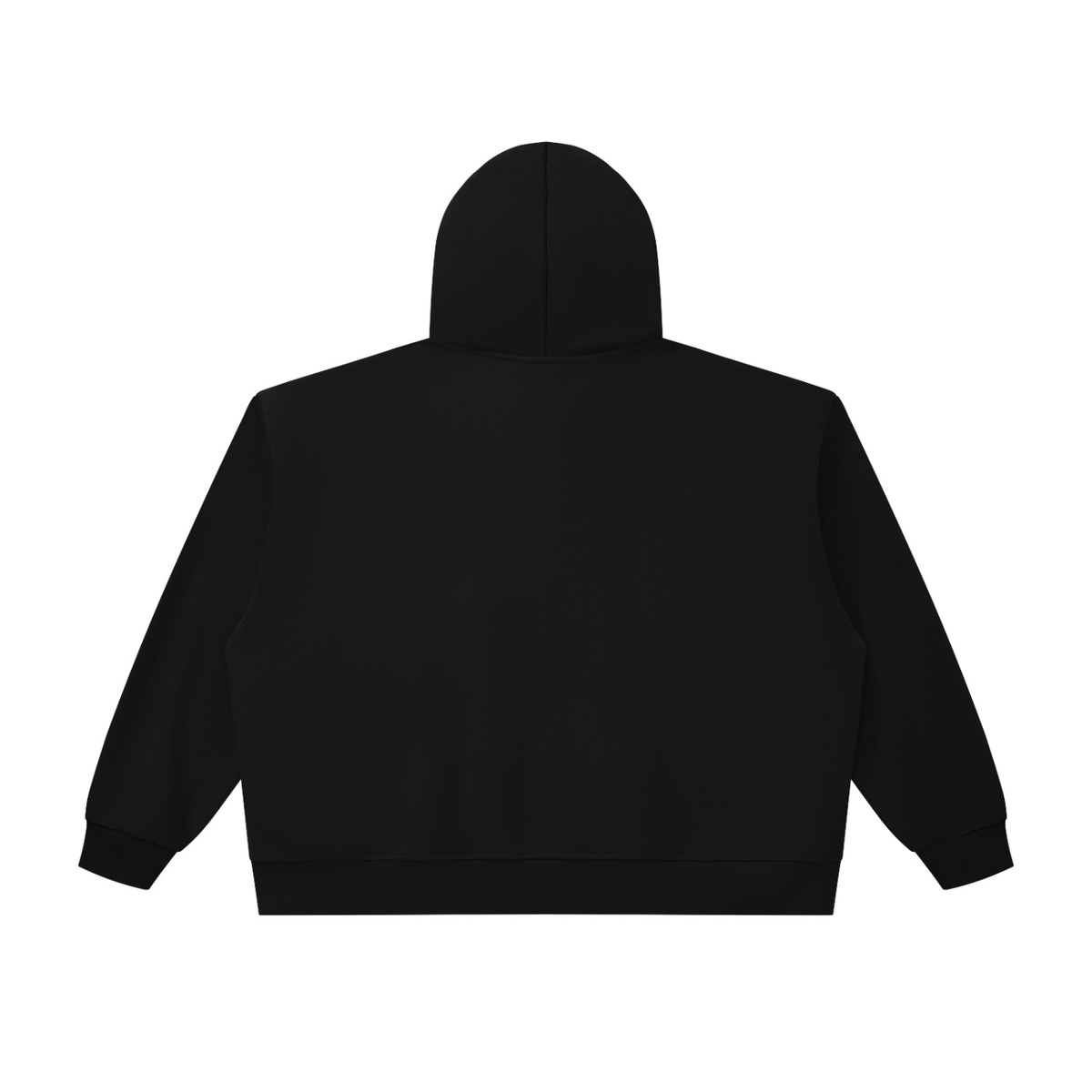 Oversized Chunky-Zip Boxy Hoodie