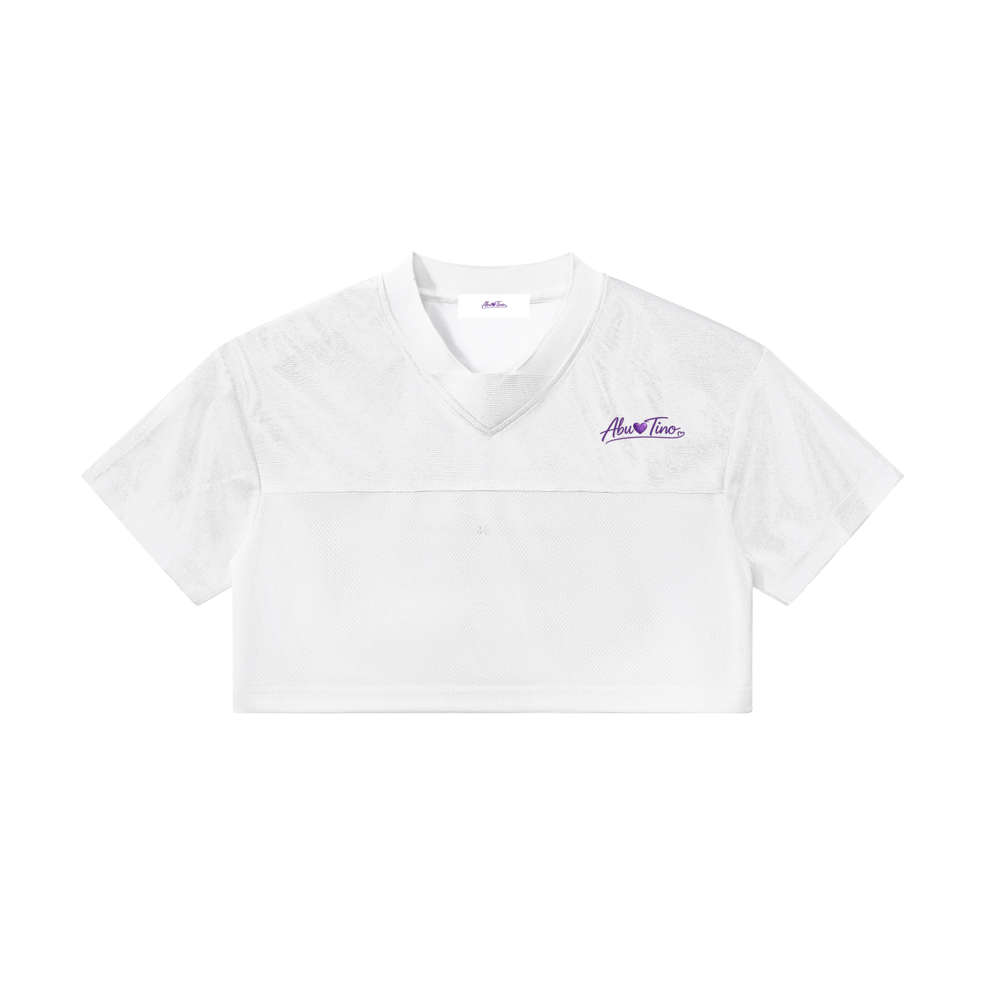 Women’s Cropped Paneled V-Neck Jersey