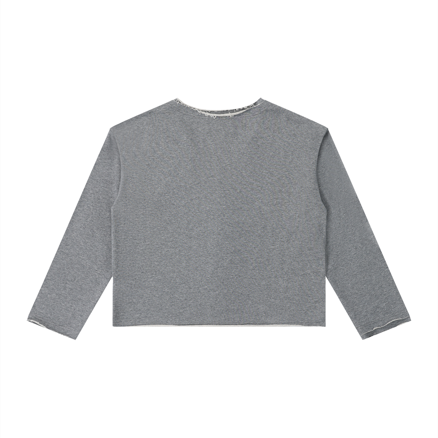 Women's Raw Hem Long Sleeve T-Shirt