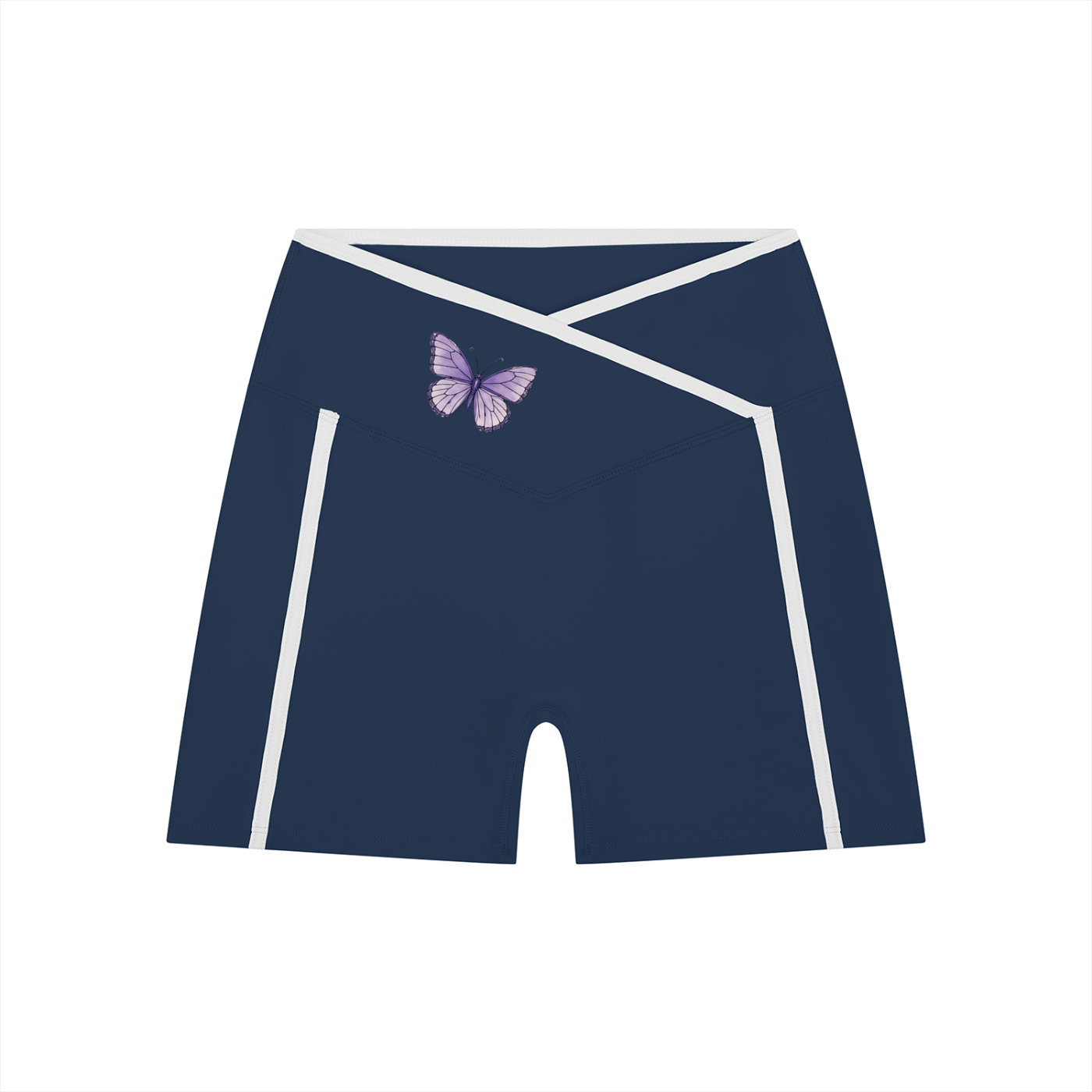 Women’s High Rise Color Block Yoga Shorts