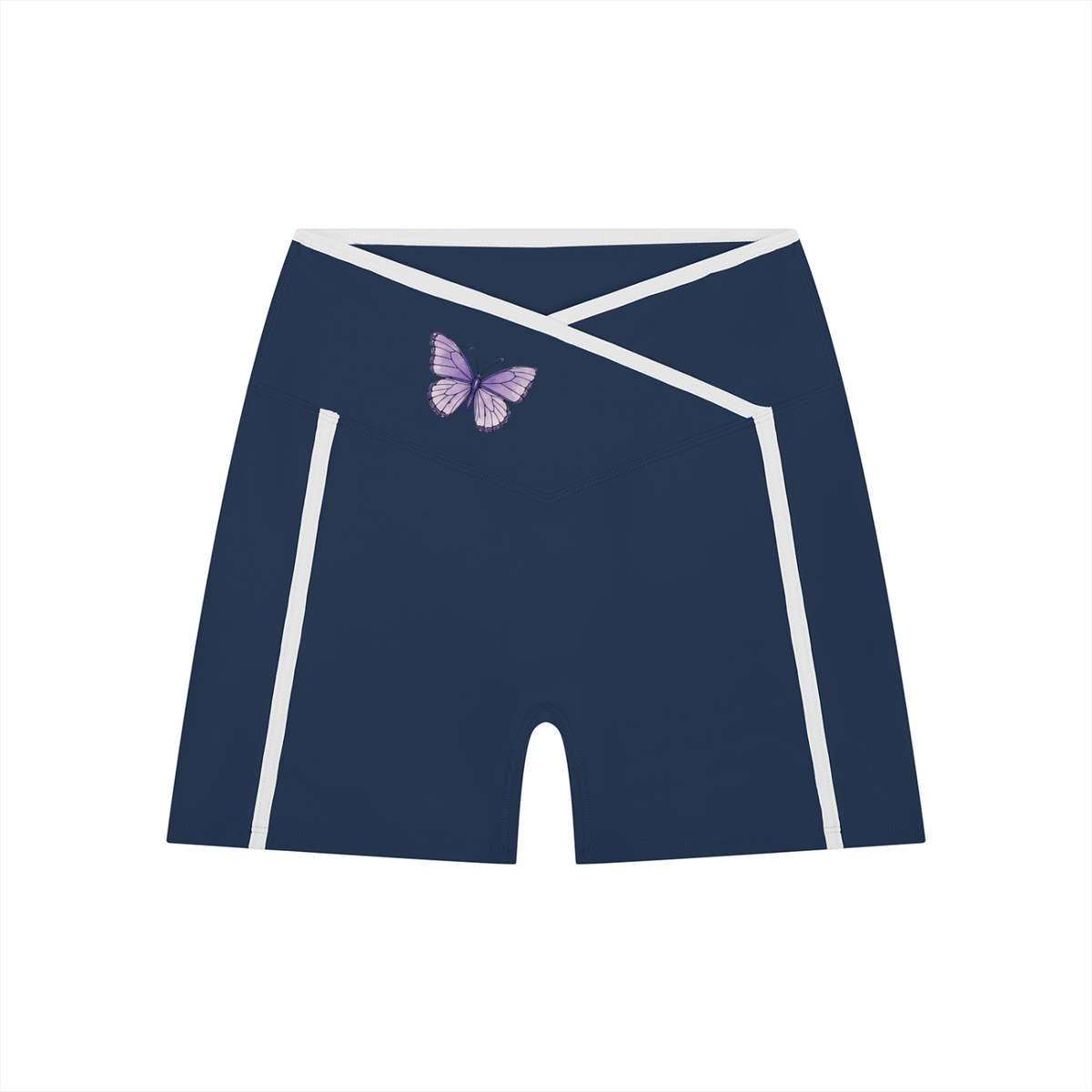 Women’s High Rise Color Block Yoga Shorts