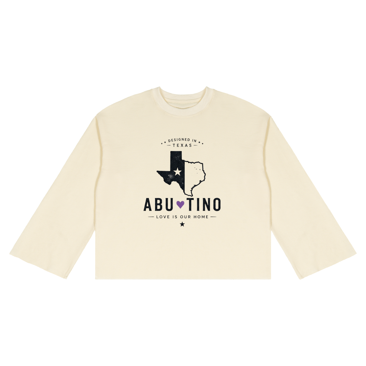 Waffle Raw Edge T-Shirt