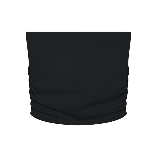 Women’s Ruched Cropped Yoga Tube Top