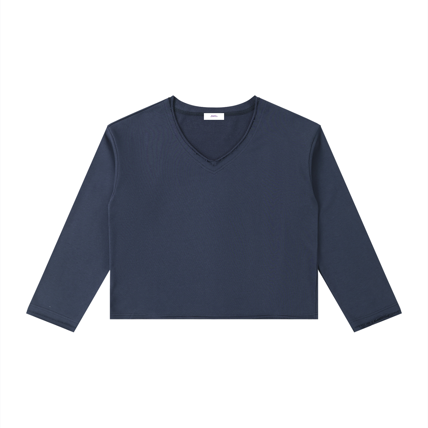 Women's Raw Hem Long Sleeve T-Shirt