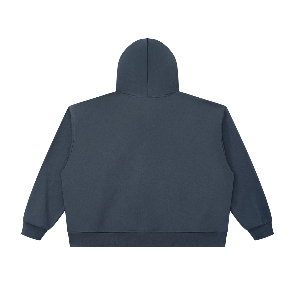 Oversized Chunky-Zip Boxy Hoodie