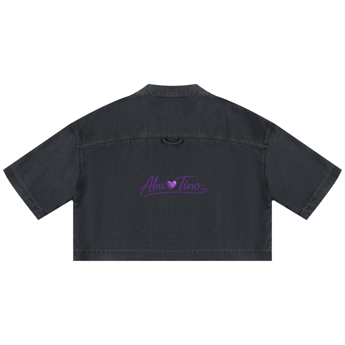 Women's Vintage Wash Boxy Cropped Shirt