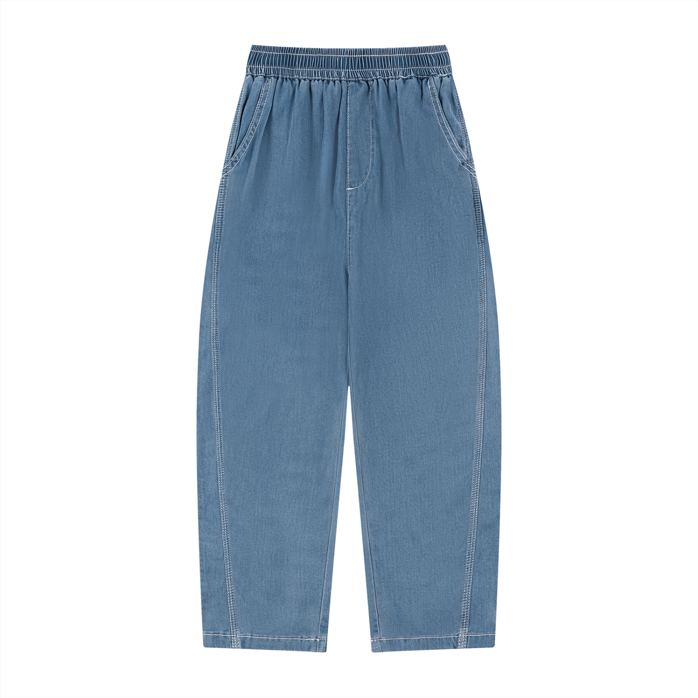 Girls Vintage Wash Straight Leg Jeans