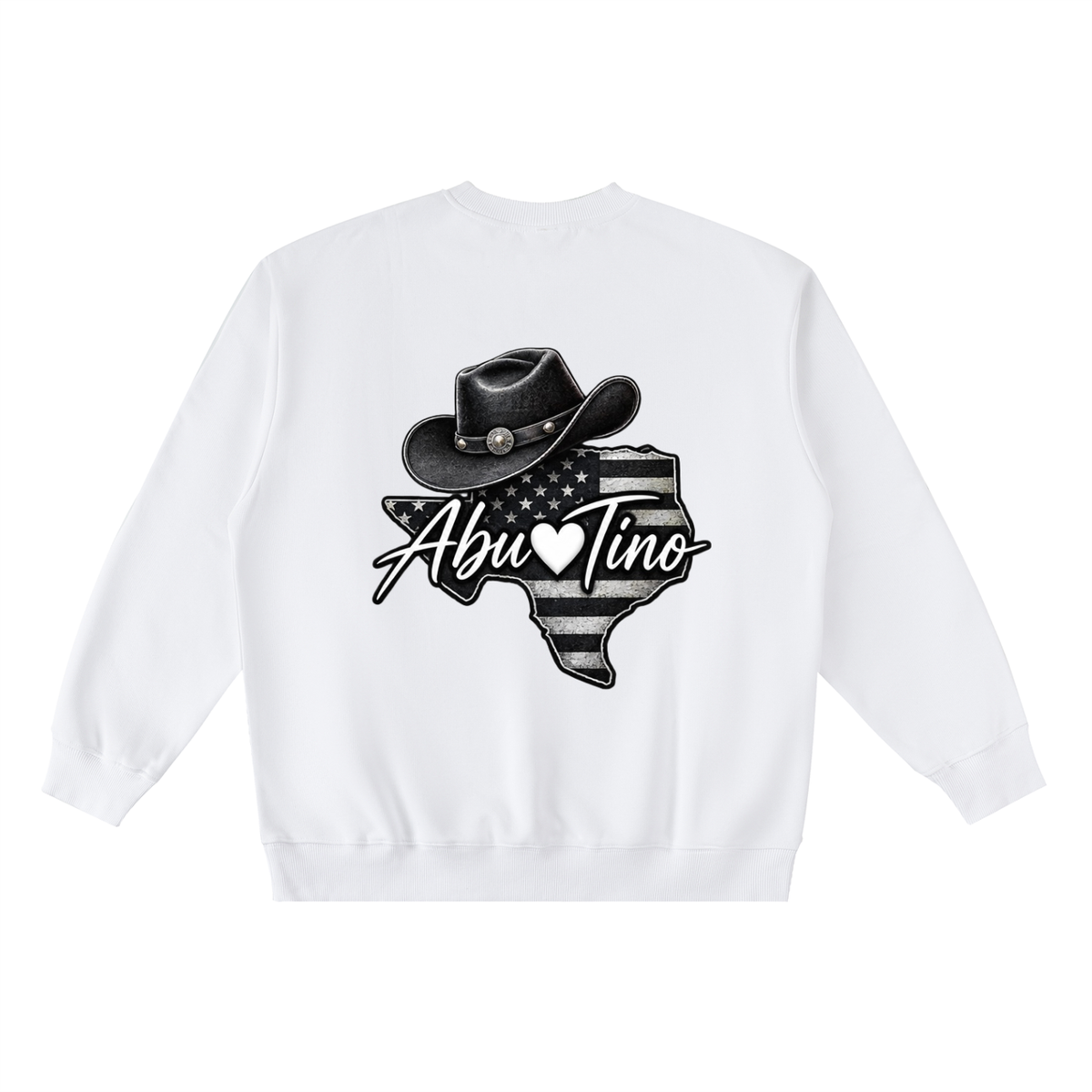 Oversized Crewneck Taped Sweatshirt