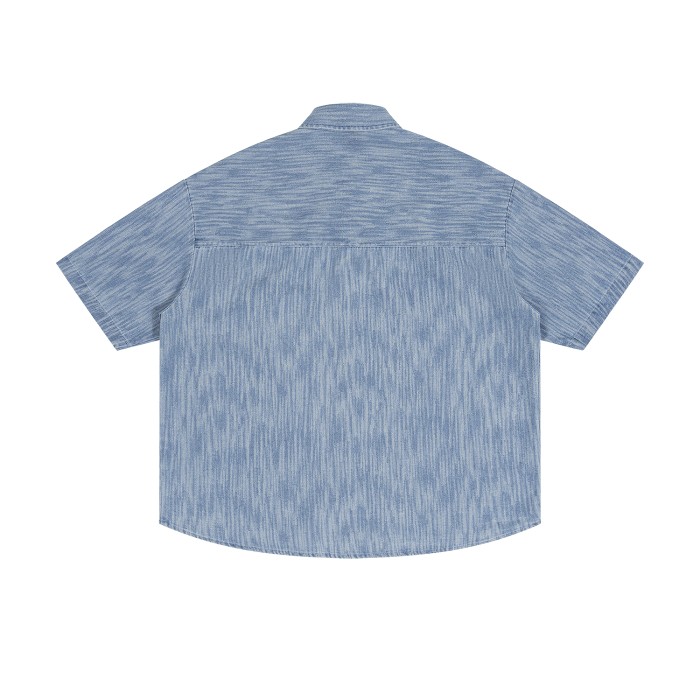 Boxy Vintage Wash Denim Shirt