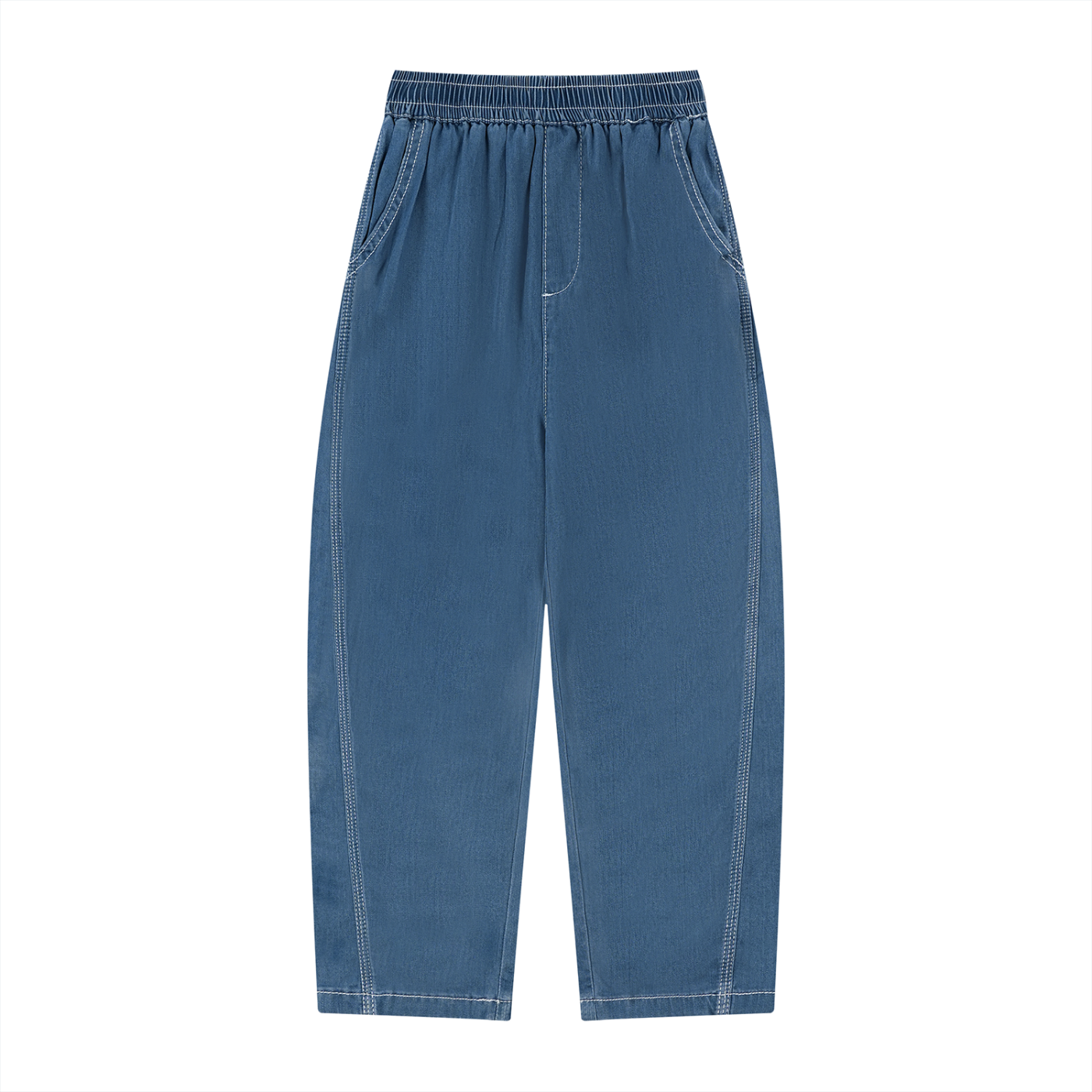 Girls Vintage Wash Straight Leg Jeans