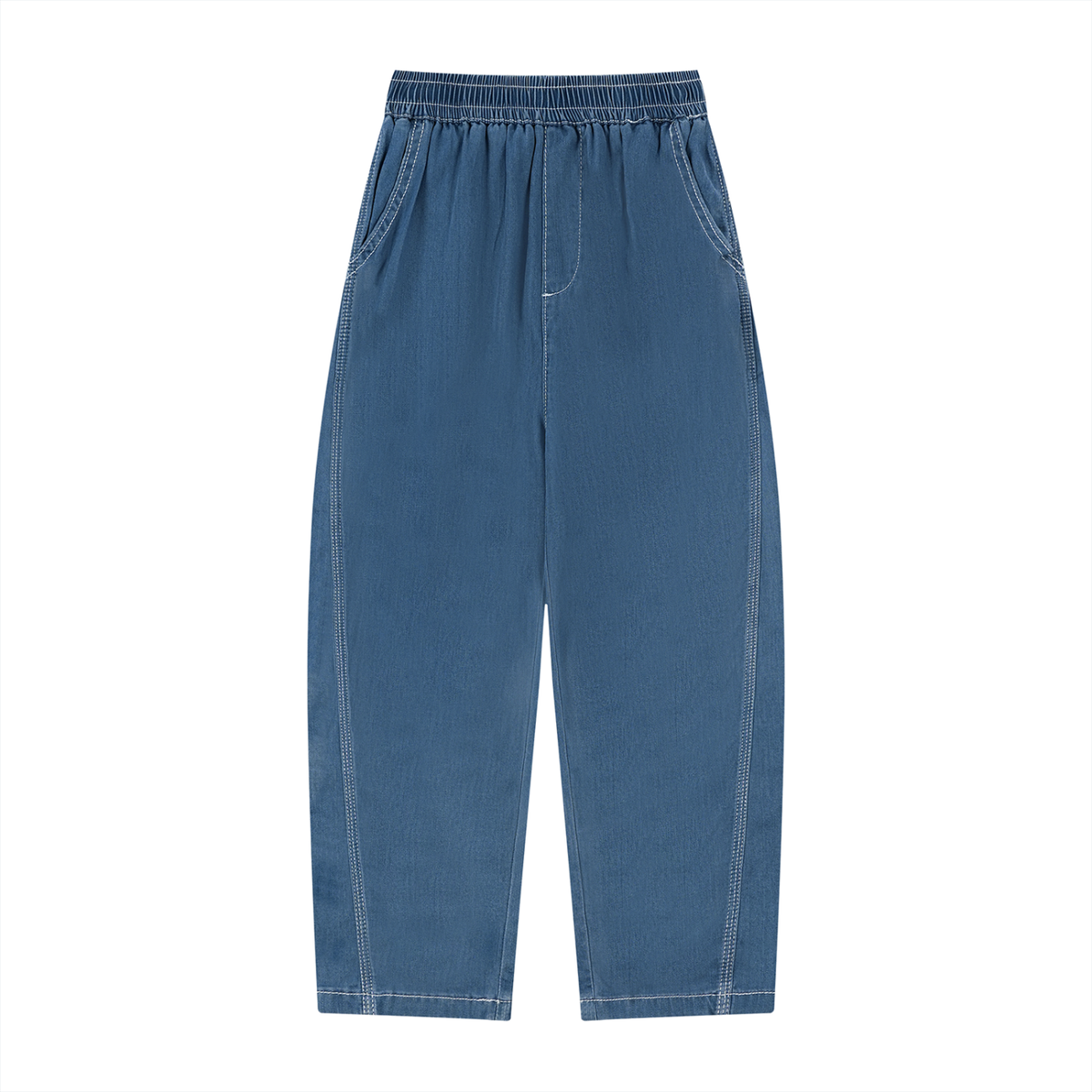 Girls Vintage Wash Straight Leg Jeans