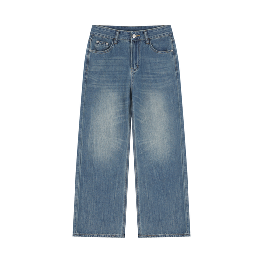 Women’s Vintage Wash Wide Leg Jeans