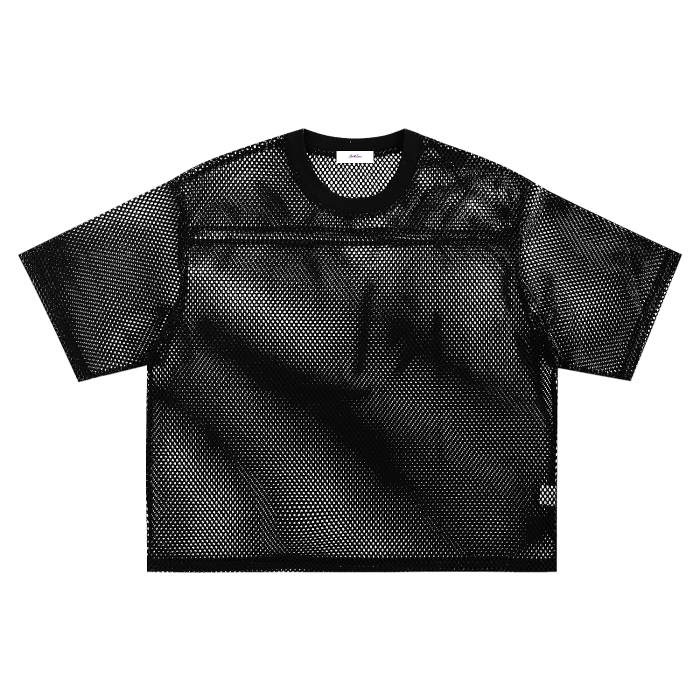 See-through Boxy Net T-Shirt
