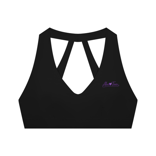 Women's Halter Cropped Sports Bra