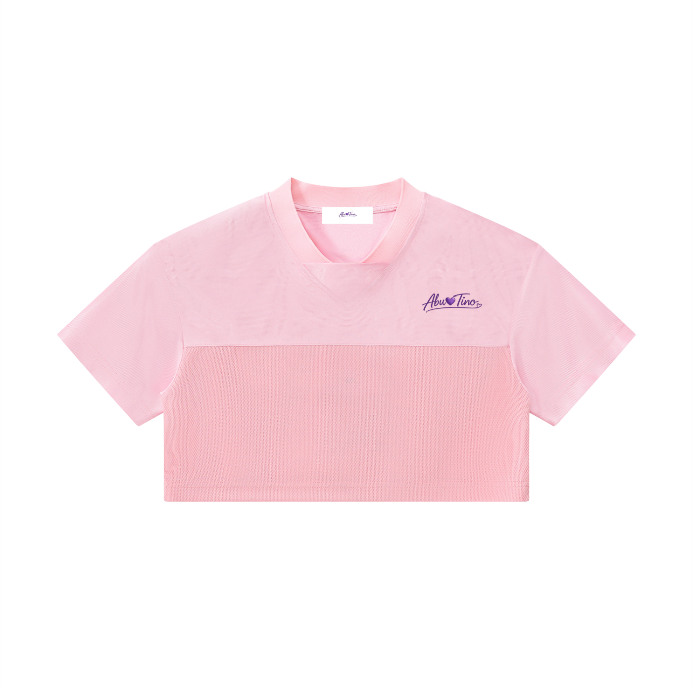 Women’s Cropped Paneled V-Neck Jersey