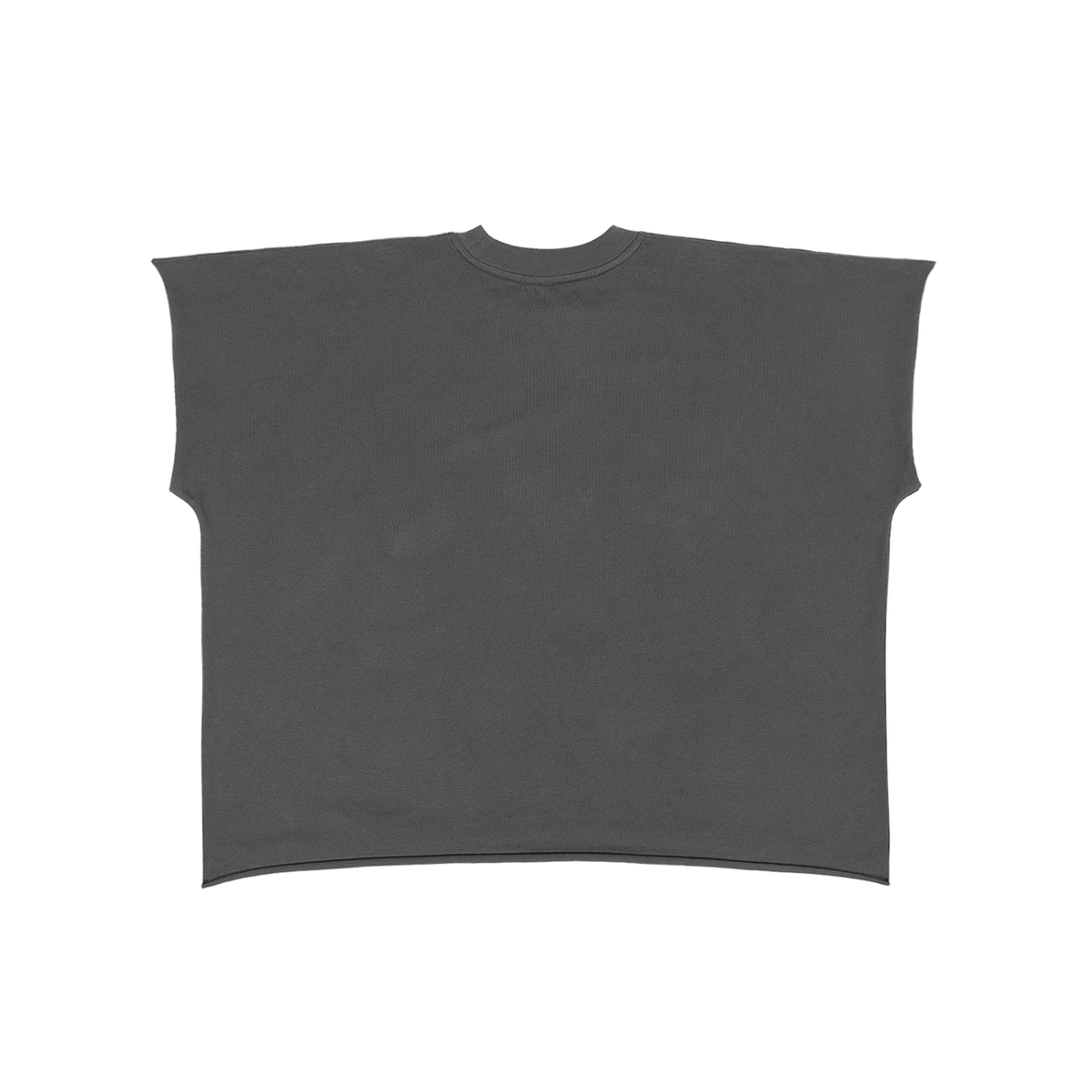 Raw Edge Boxy Non-Shrink T-Shirt