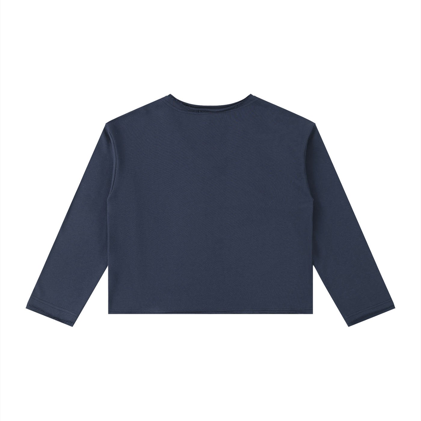 Women's Raw Hem Long Sleeve T-Shirt