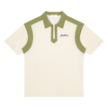 Unisex Color Block Quarter Zip Polo Shirt