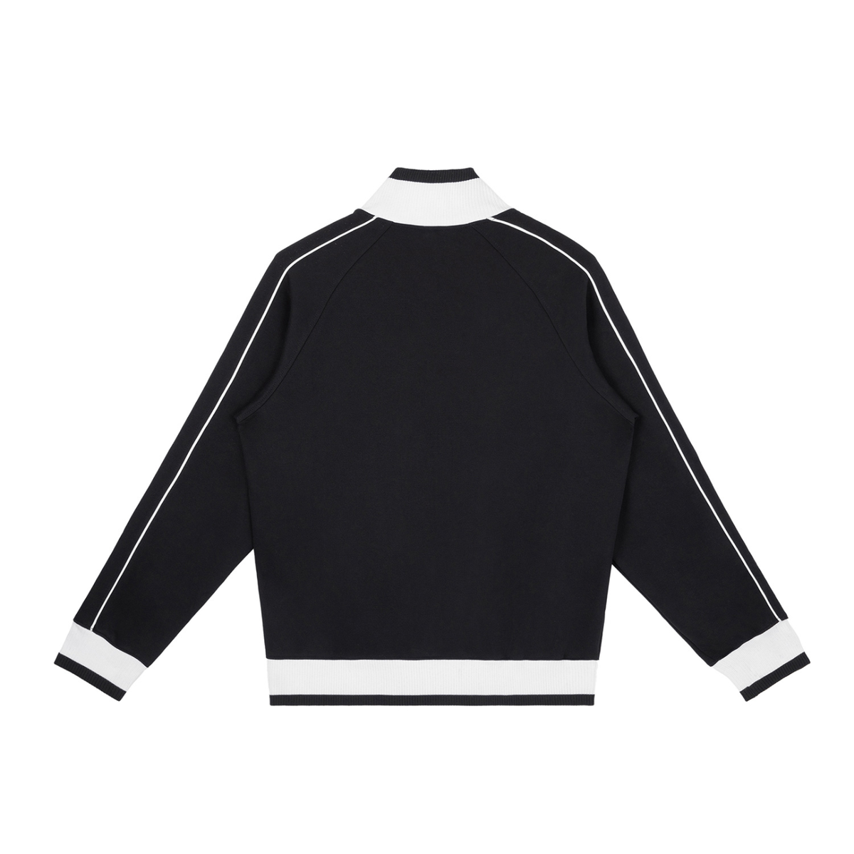 Color Block Raglan Sleeve Zip Track Jacket