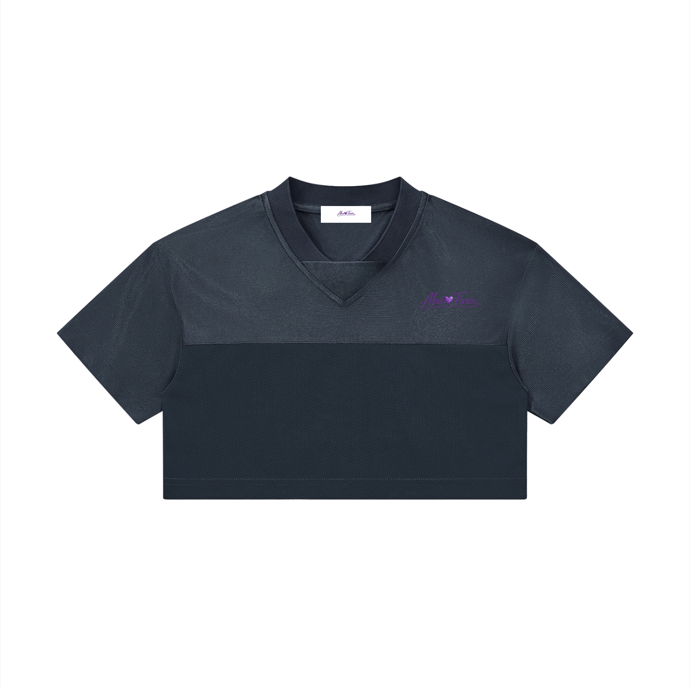 Women’s Cropped Paneled V-Neck Jersey