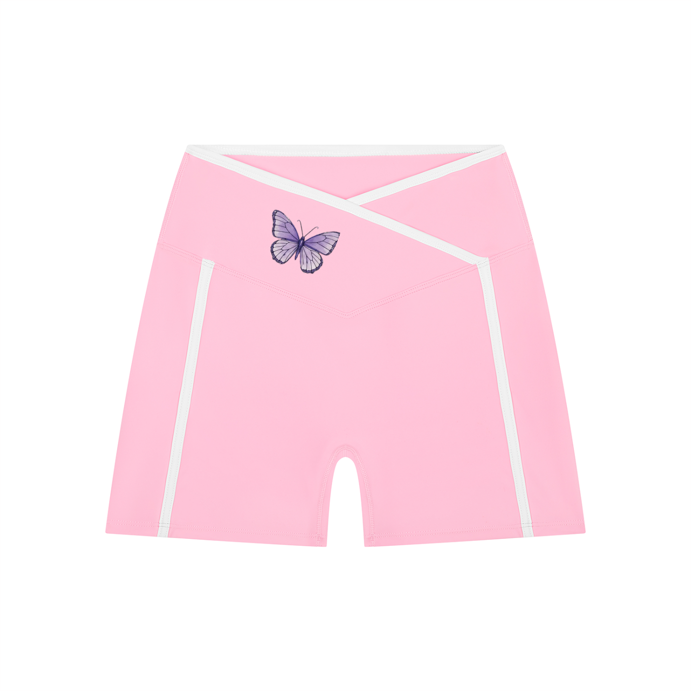 Women’s High Rise Color Block Yoga Shorts