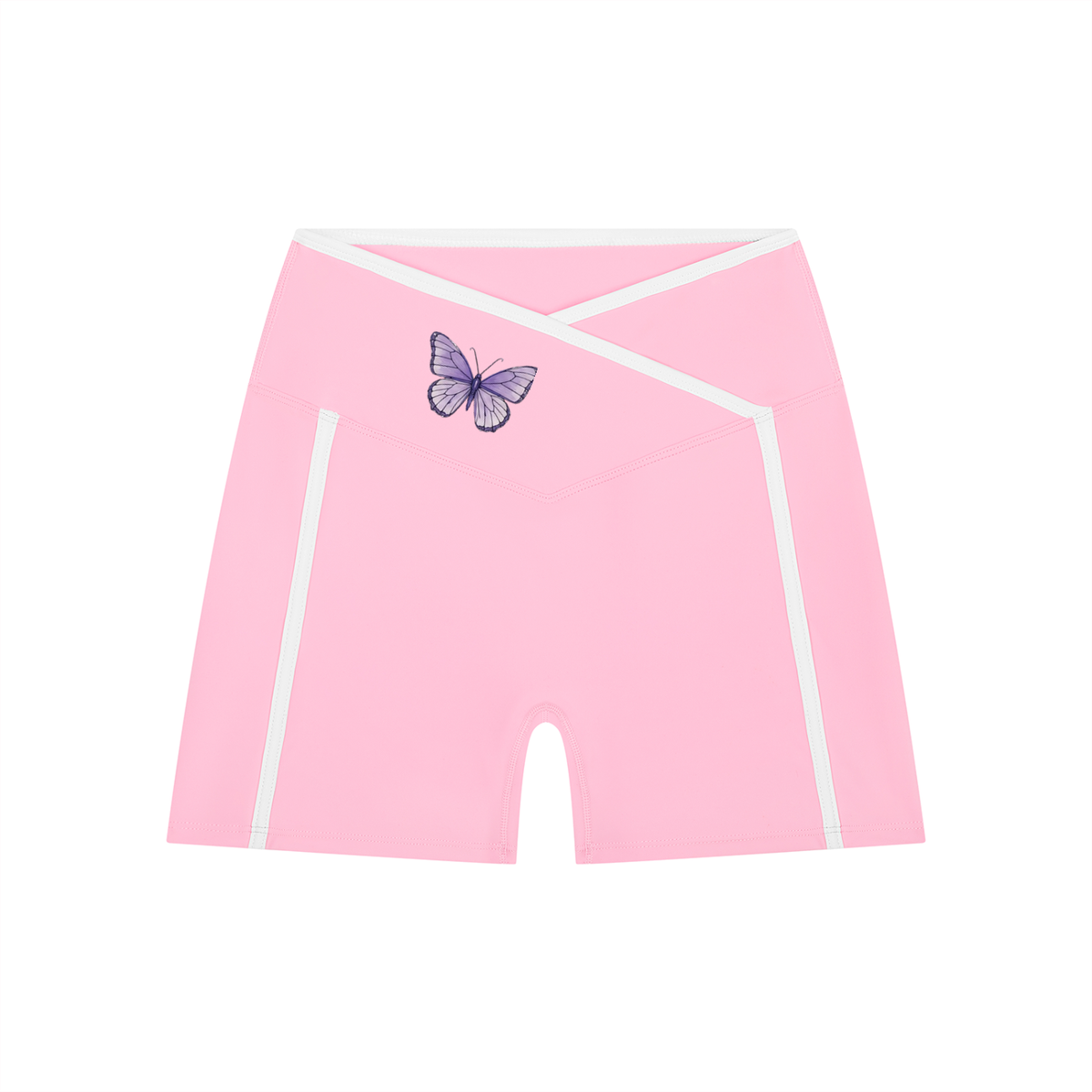 Women’s High Rise Color Block Yoga Shorts