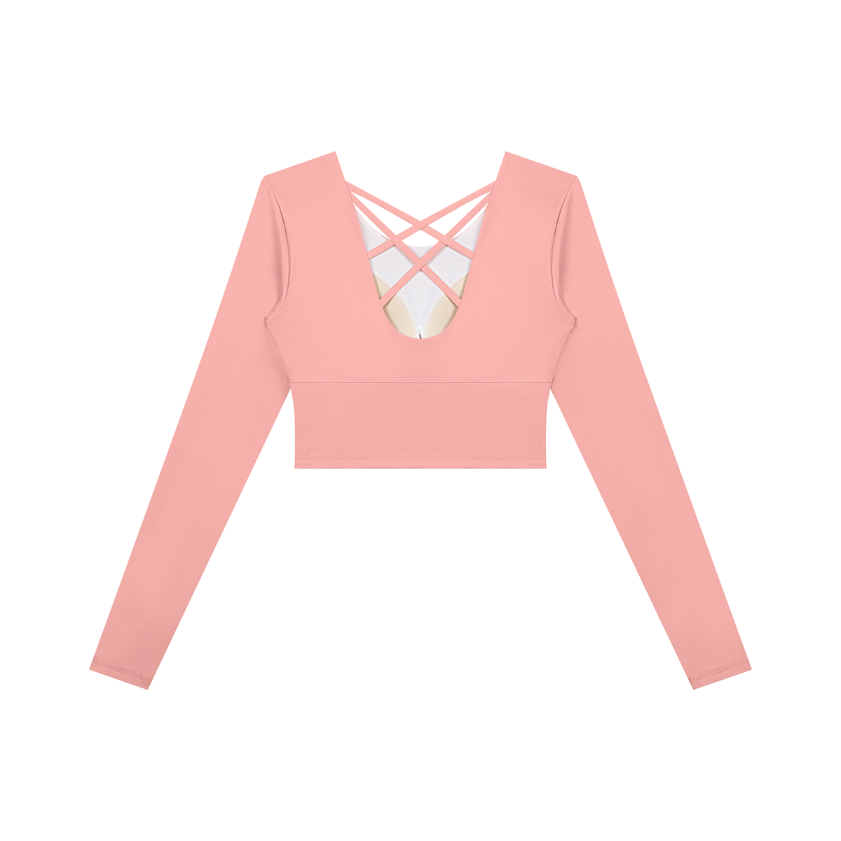 Women's Cropped Long Sleeve Yoga T-Shirt