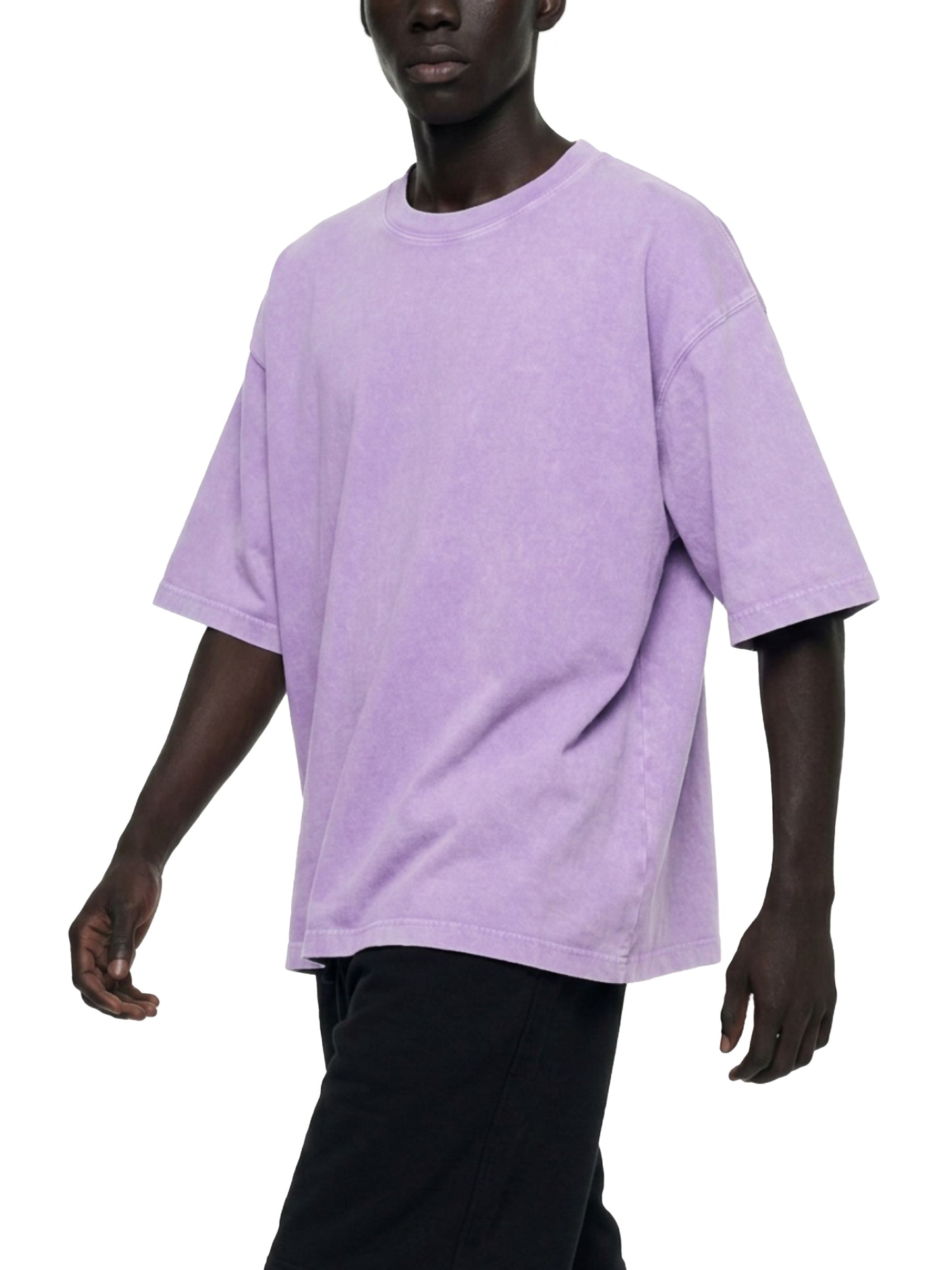 Mineral Wash Boxy Cotton T-Shirt