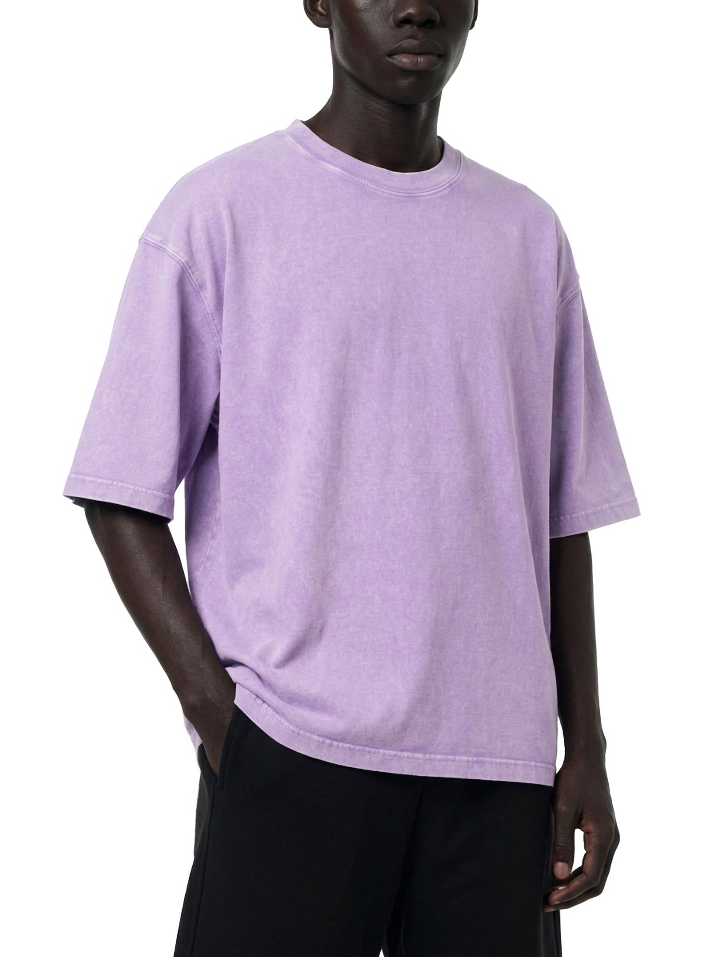 Mineral Wash Boxy Cotton T-Shirt