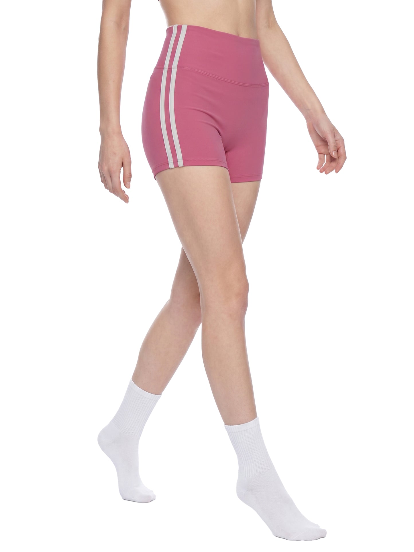 Women’s High-Waist Color Block Yoga Shorts