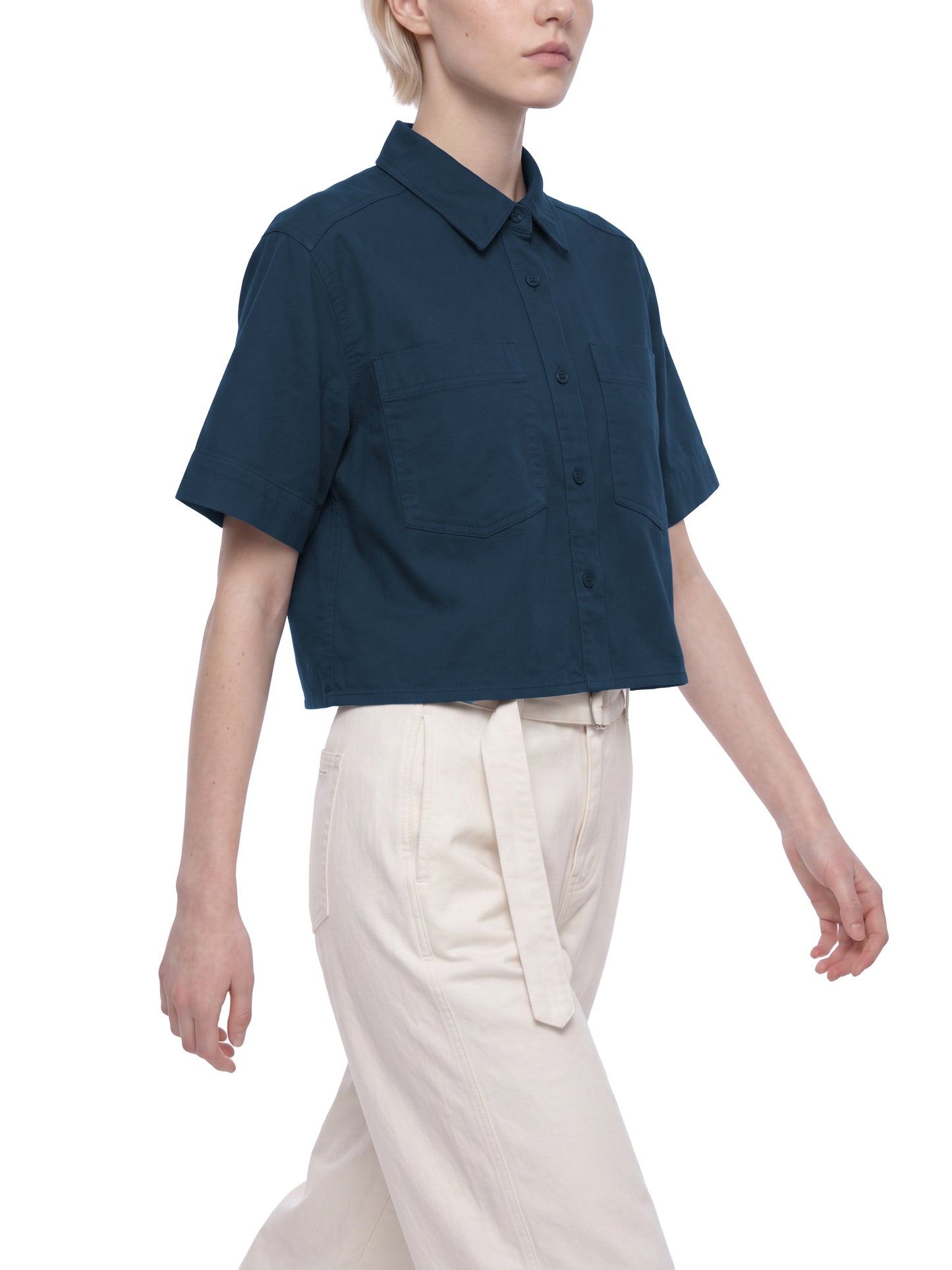 Women’s Crop Short Sleeve Shirt