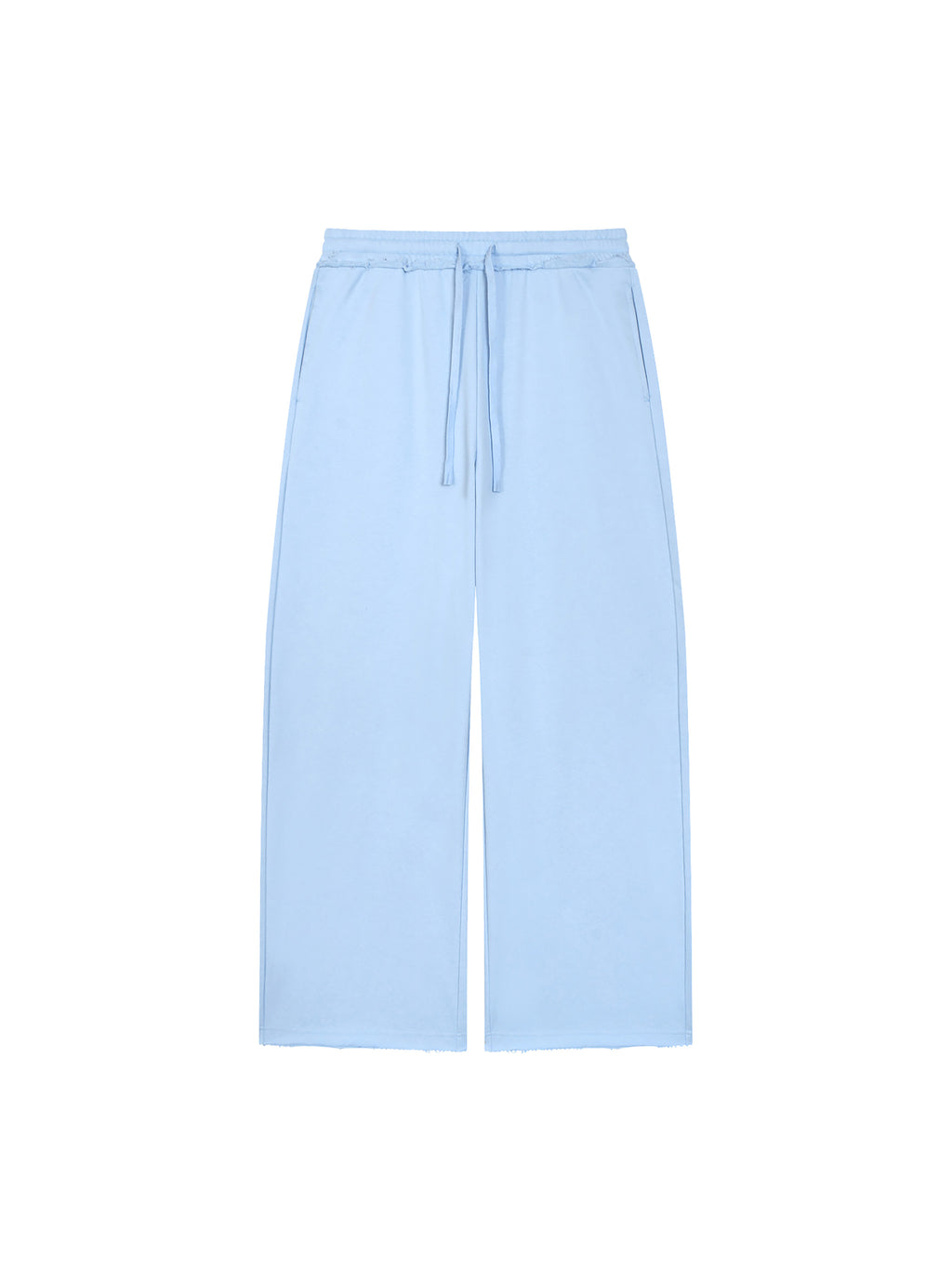 Women’s Wide Leg Raw Edge Sweatpants