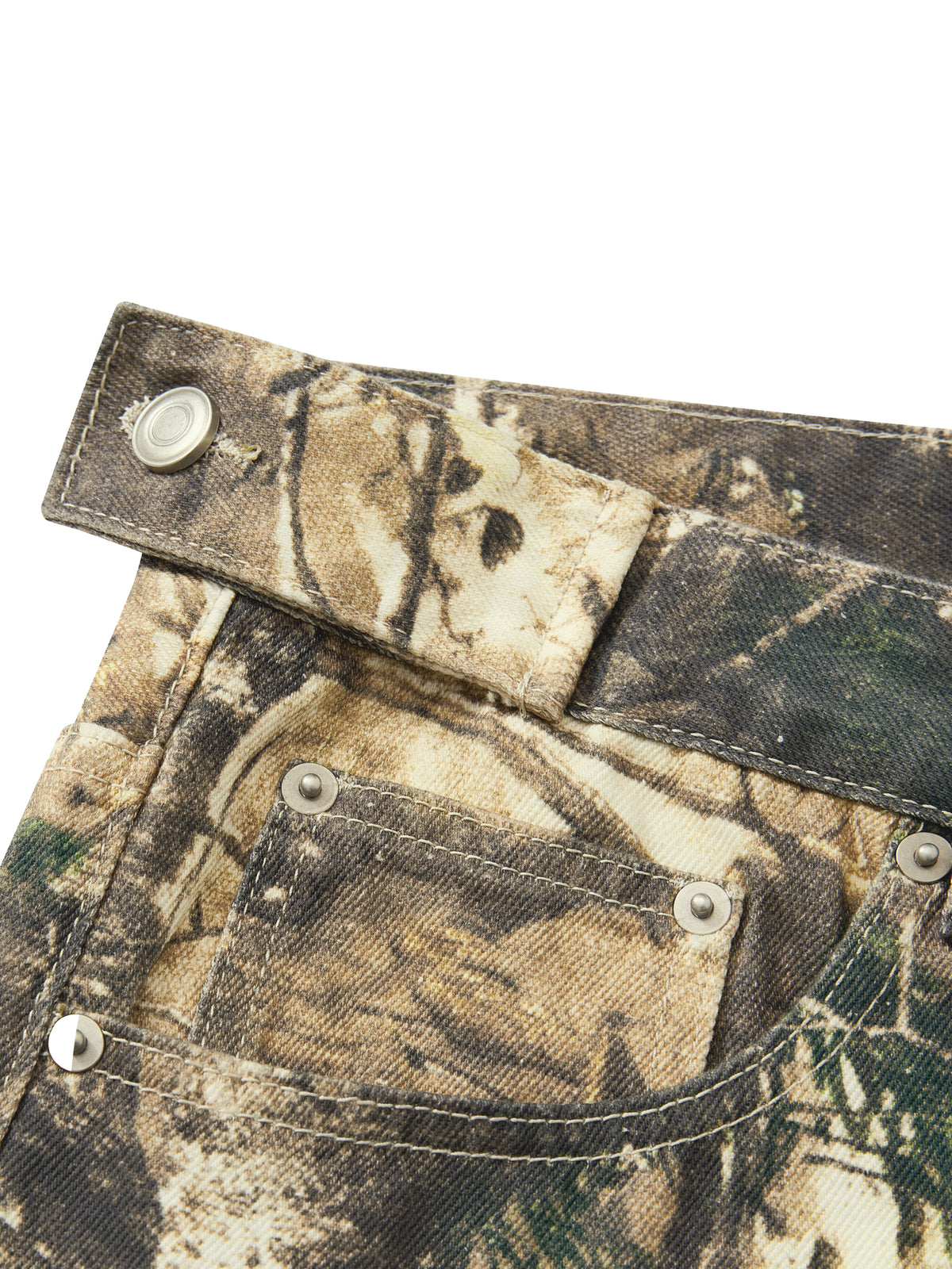 Men's Tree Camo Barrel Leg Pants