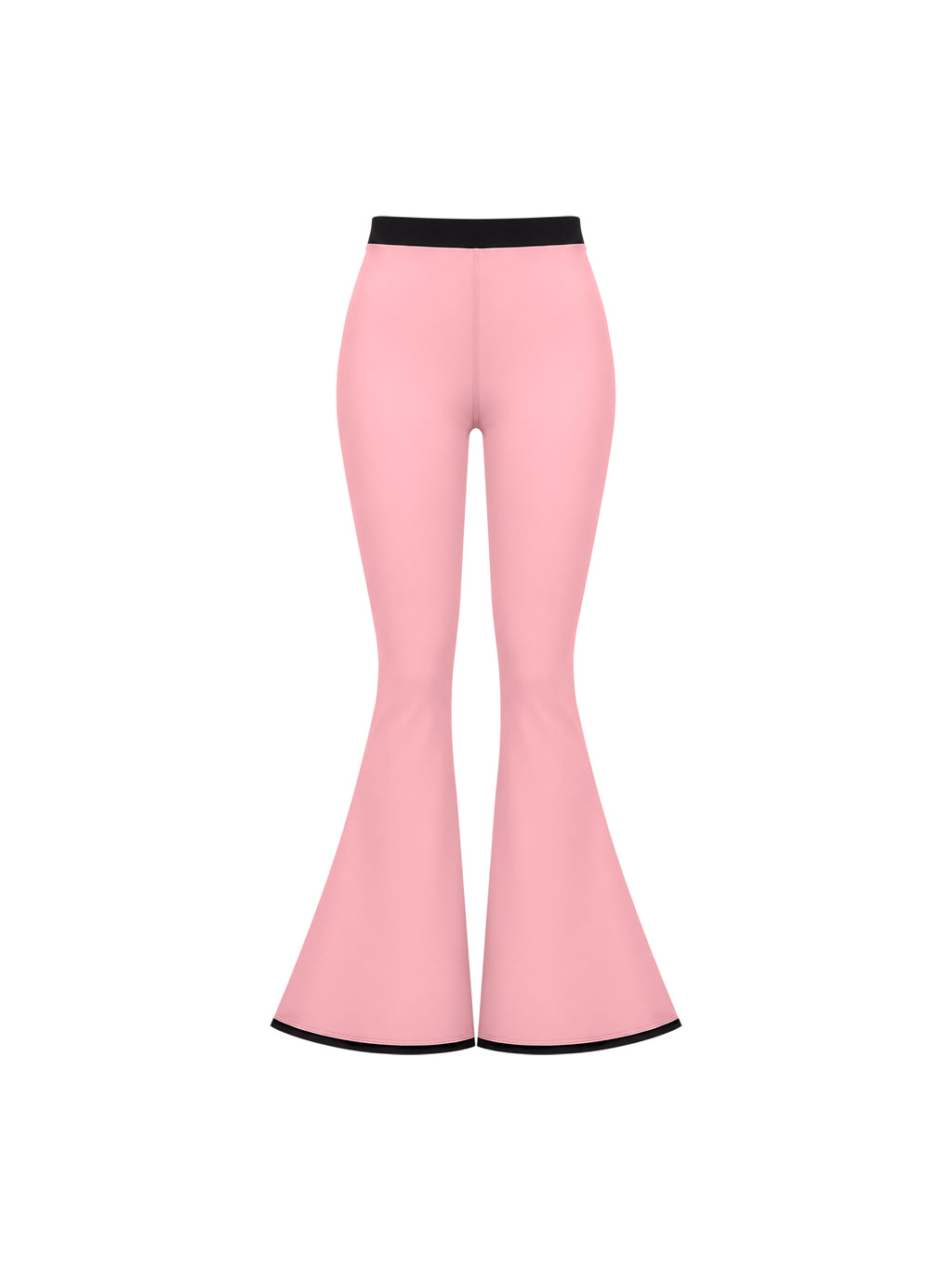 Women's Color Block Flared Yoga Leggings