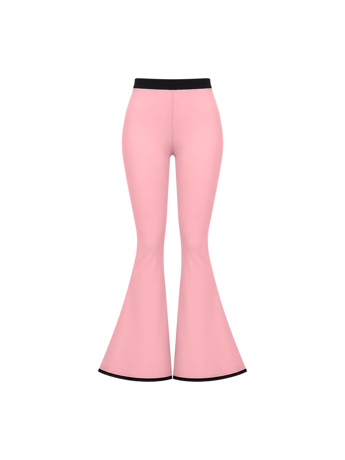 Women's Color Block Flared Yoga Leggings