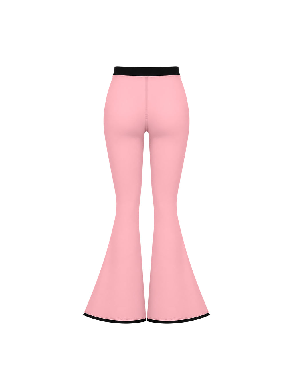 Women's Color Block Flared Yoga Leggings