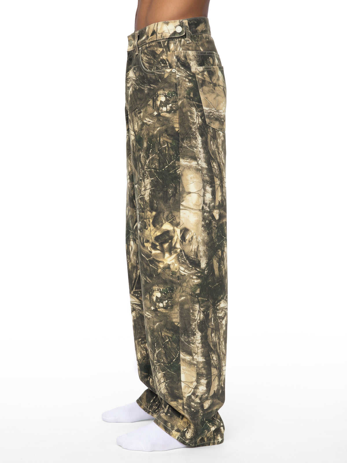 Men's Tree Camo Barrel Leg Pants