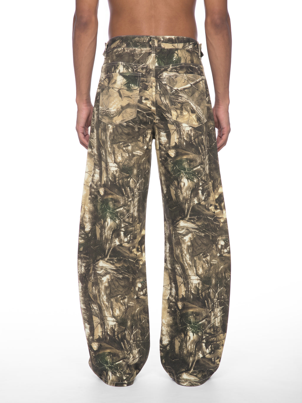 Men's Tree Camo Barrel Leg Pants