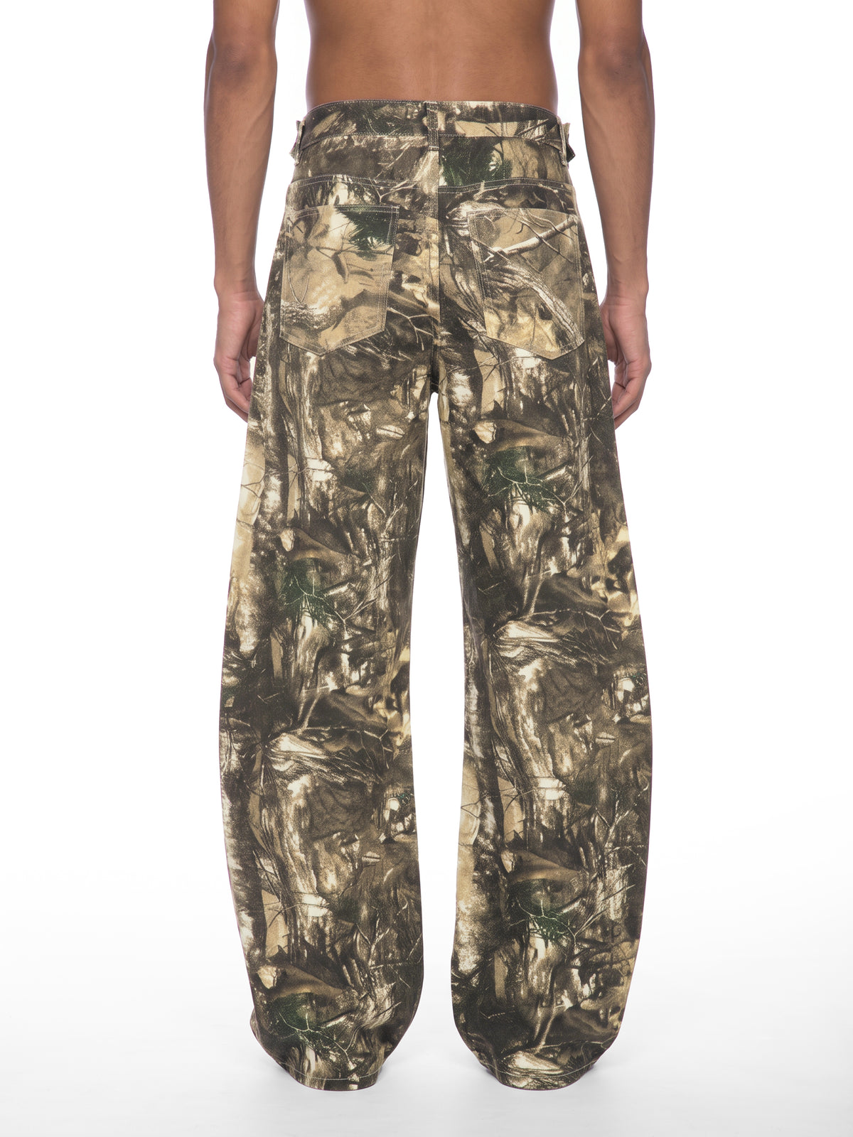 Men's Tree Camo Barrel Leg Pants