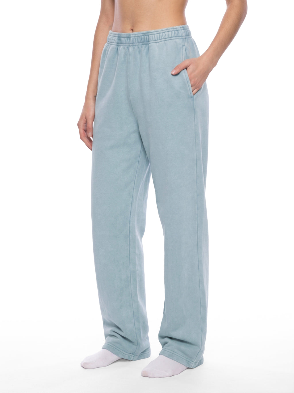Women's Mineral Wash Straight Sweatpants